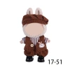 The clothes are suitable for 17cm fabric vinyl dolls, plush toys and other wearable and changeable clothing substitutes details Picture